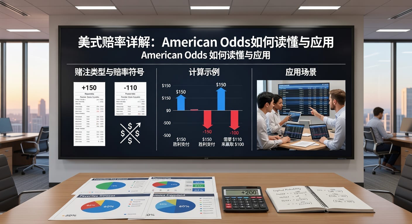 美式赔率 American Odds：体育博彩核心玩法深度解析 (2026年)