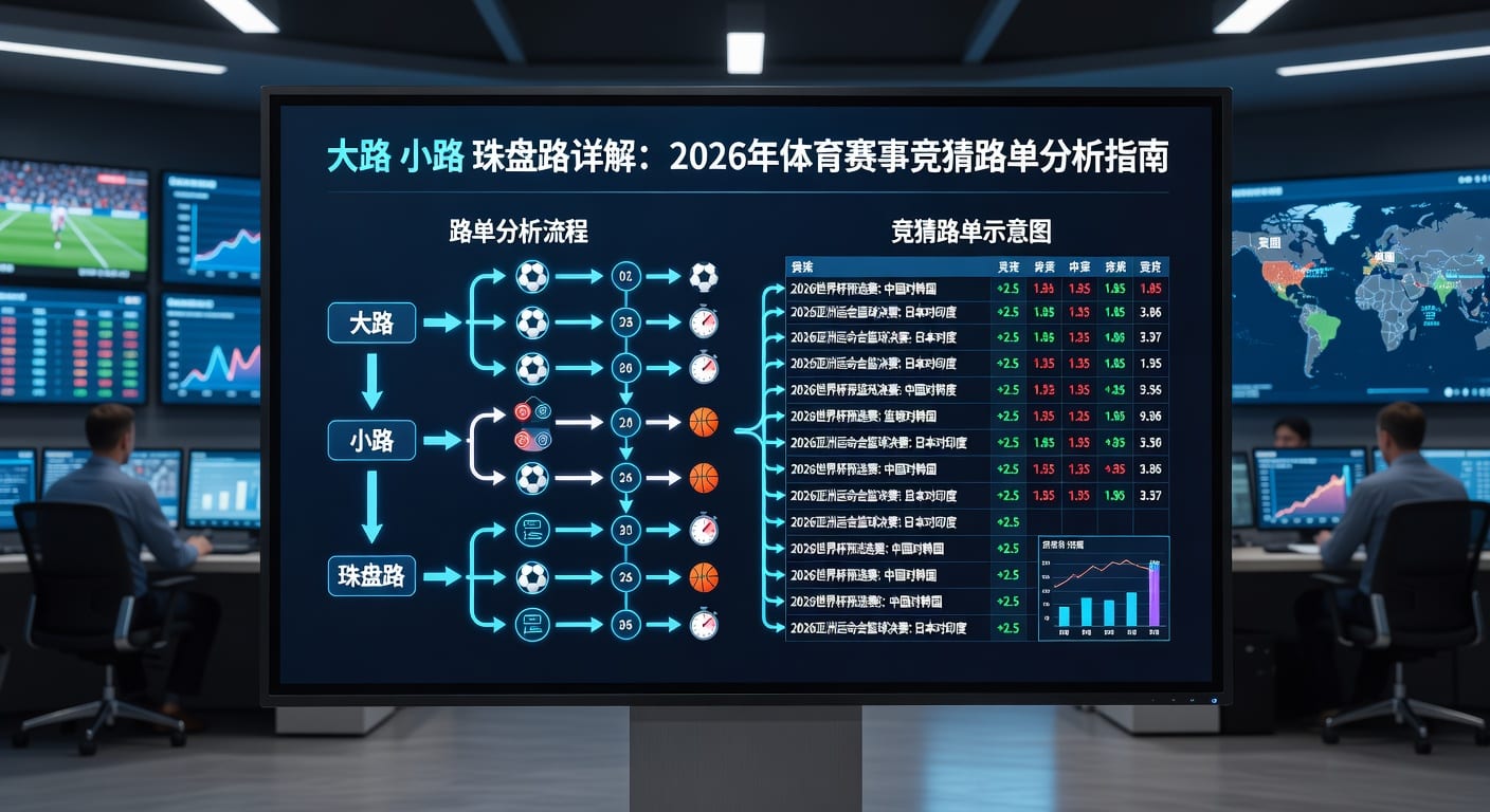 大路小路珠盘路解析：体育博彩资深玩家实战技巧 (2026)